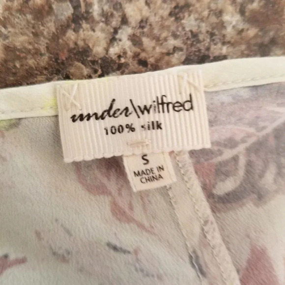 Wilfred/under Silk Floral Tank Top  S - Picture 3 of 11